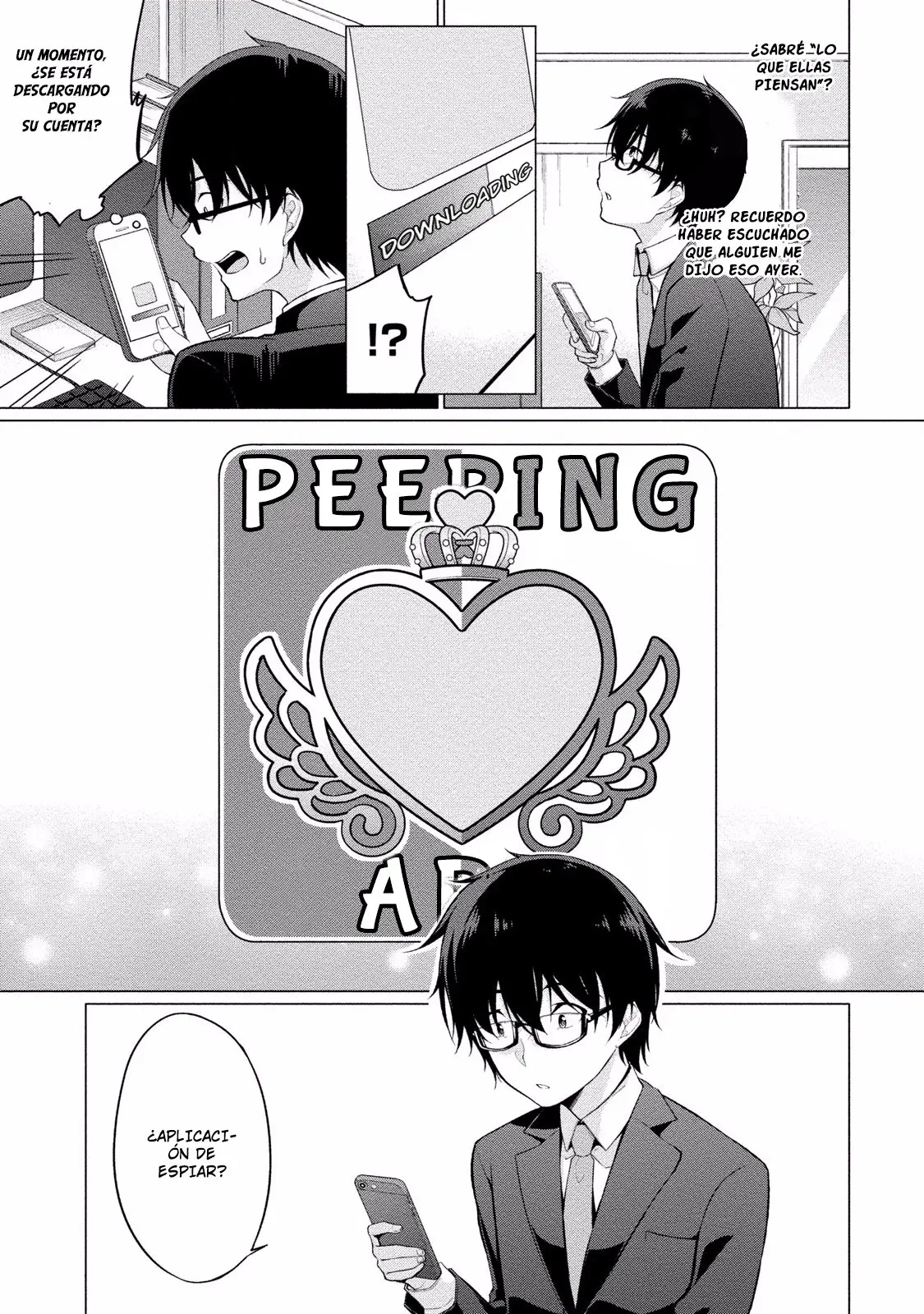 Satou-kun wa Nozoteiru. ~Kami-sama Appli de Onnanoko no Kokoro o Nozoitara Do XX datta (2018) - Capítulo 1 - Página 21 - LectorTMOo