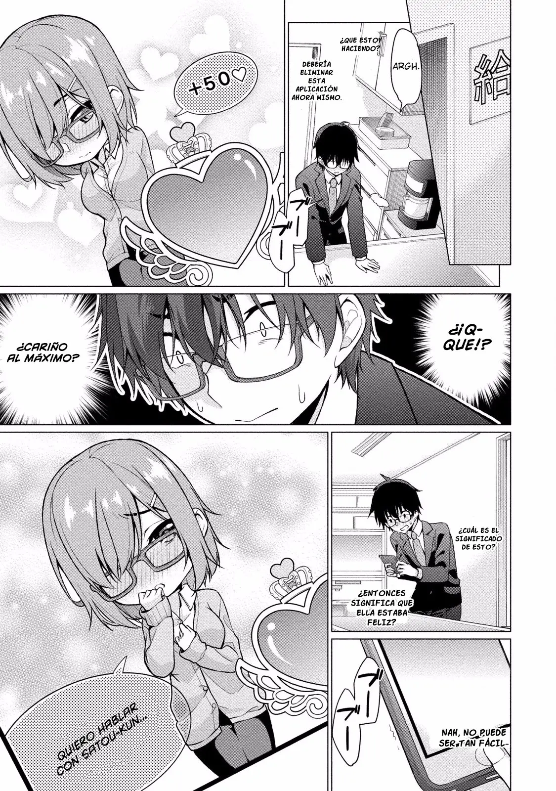 Satou-kun wa Nozoteiru. ~Kami-sama Appli de Onnanoko no Kokoro o Nozoitara Do XX datta (2018) - Capítulo 1 - Página 27 - LectorTMOo