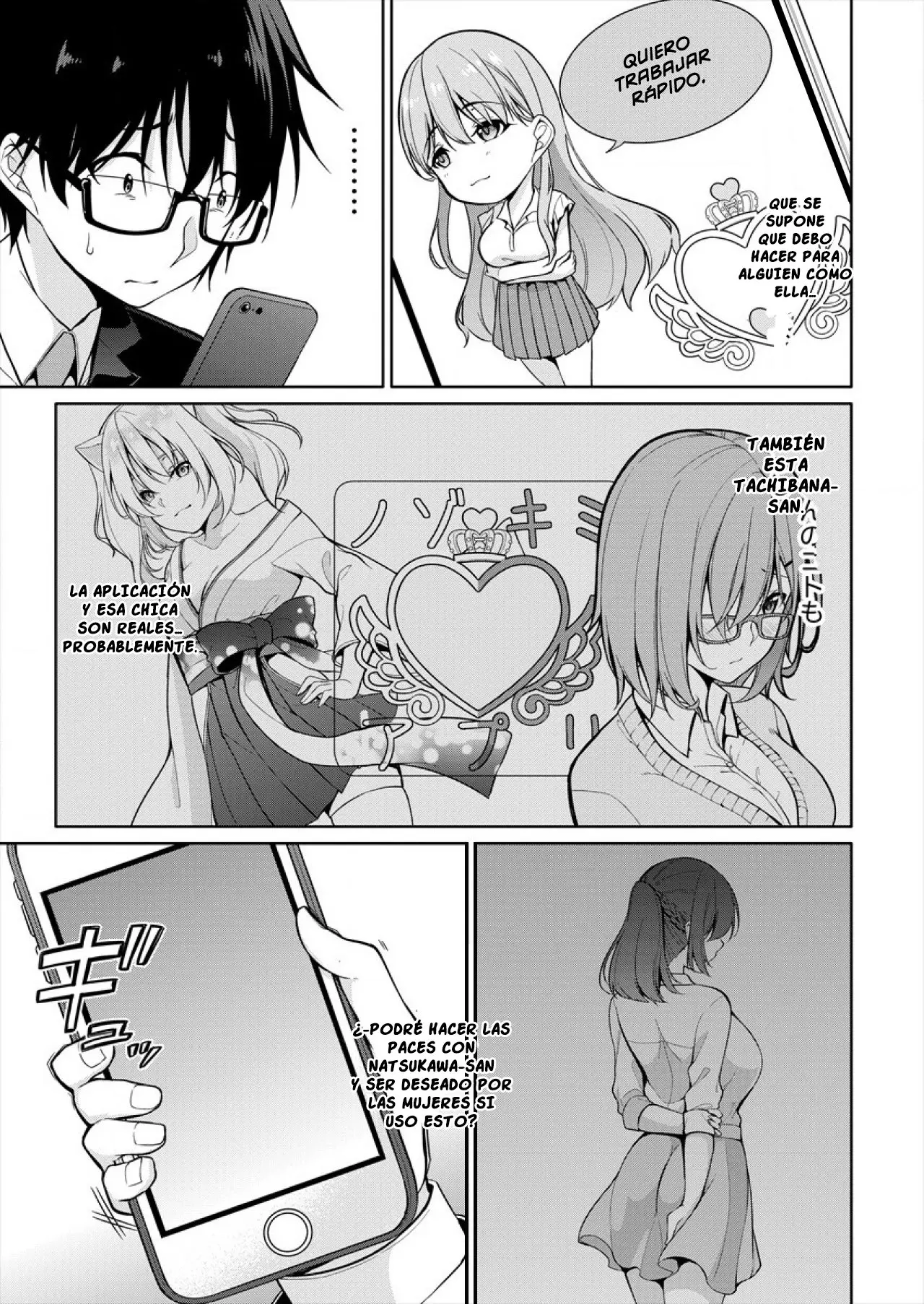 Satou-kun wa Nozoteiru. ~Kami-sama Appli de Onnanoko no Kokoro o Nozoitara Do XX datta (2018) - Capítulo 2 - Página 8 - LectorTMOo