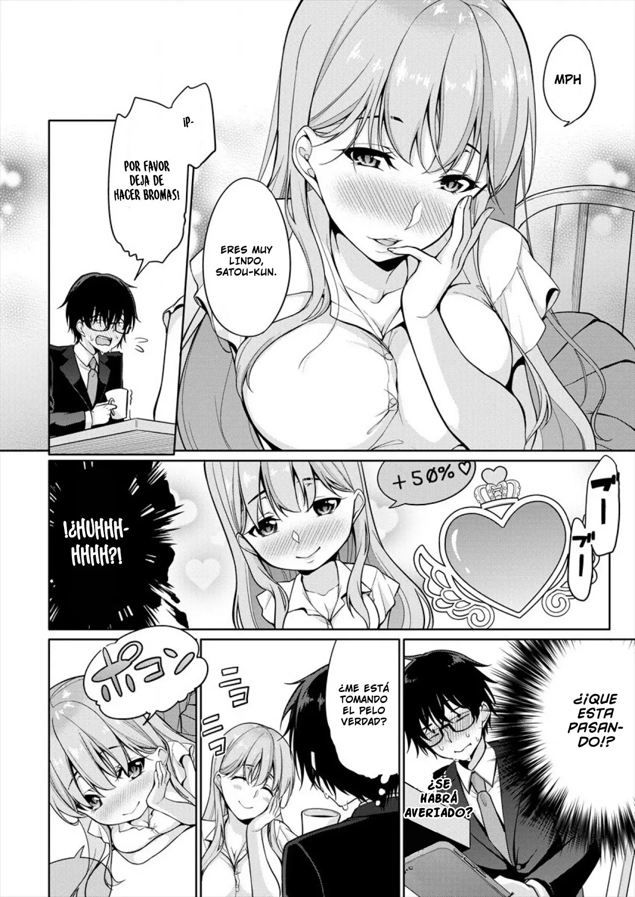 Satou-kun wa Nozoteiru. ~Kami-sama Appli de Onnanoko no Kokoro o Nozoitara Do XX datta (2018) - Capítulo 2 - Página 15 - LectorTMOo