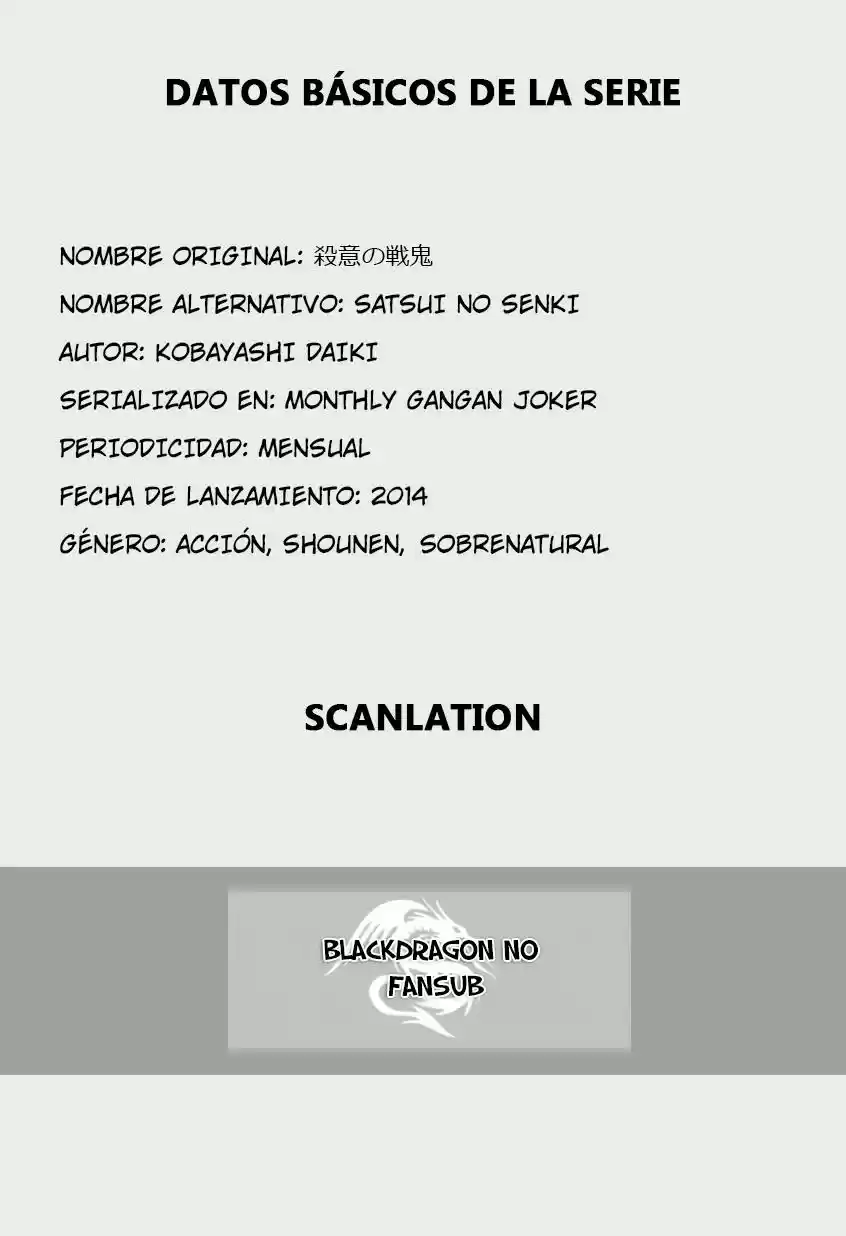 Satsui no Senki (2014) - Capítulo 1 - Página 5 - LectorTMOo