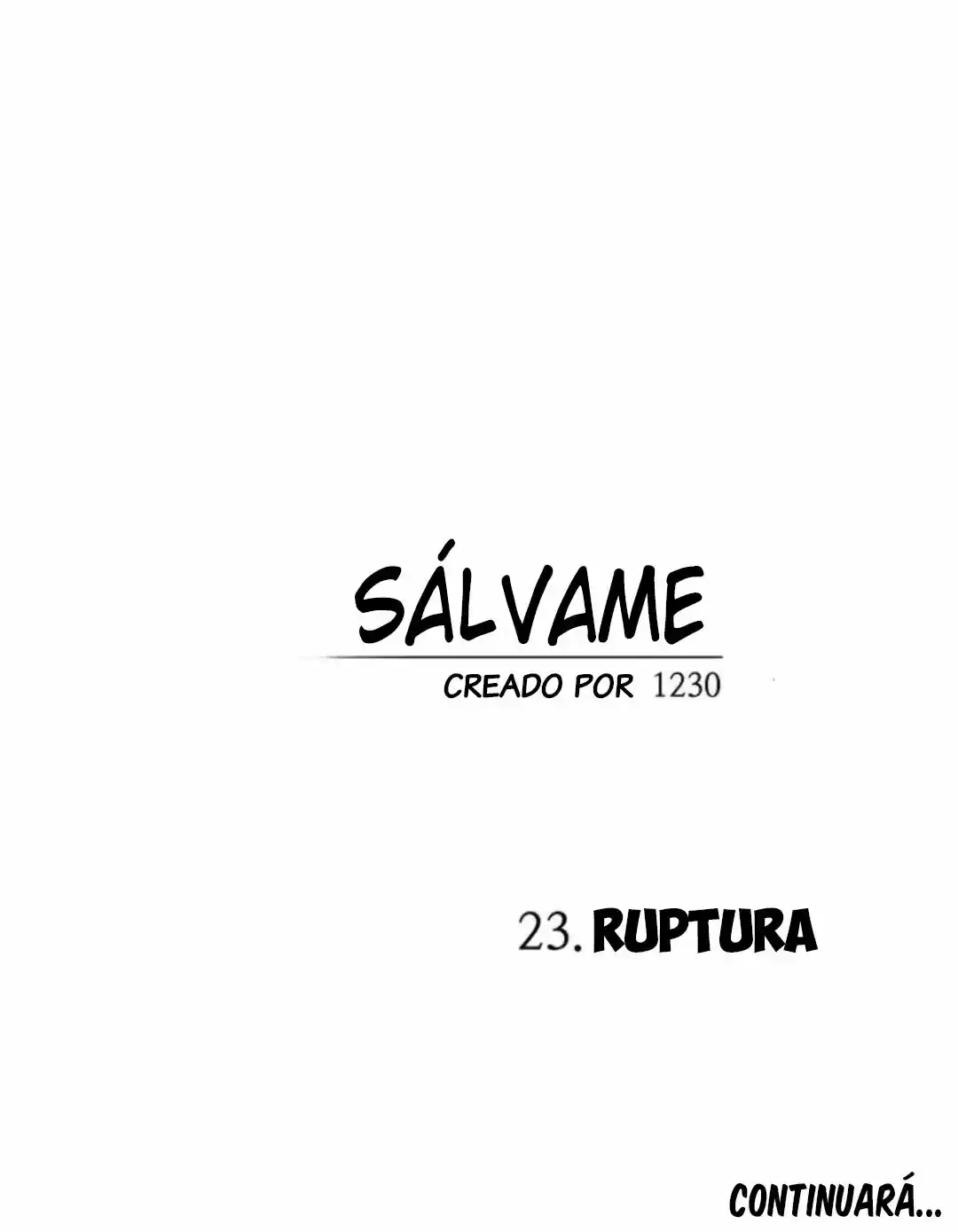 SAVE ME - Capítulo 23 - Página 1 - LectorTMOo