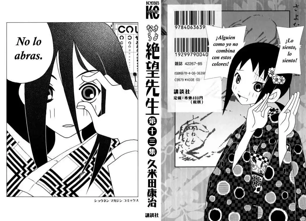 Sayonara Zetsubou Sensei (2005) - Capítulo 121 - Página 3 - LectorTMOo