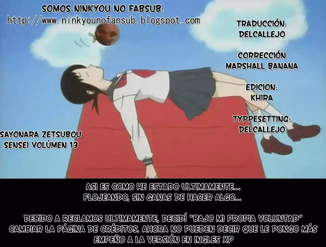 Sayonara Zetsubou Sensei (2005) - Capítulo 126 - Página 15 - LectorTMOo
