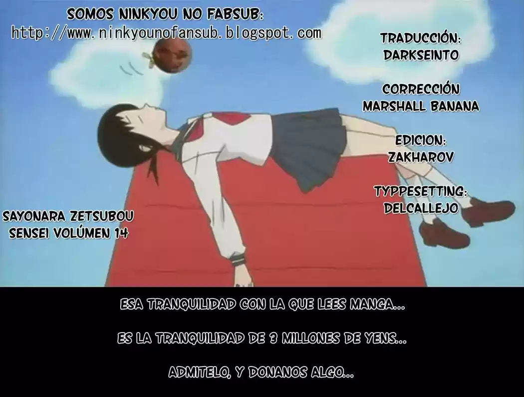 Sayonara Zetsubou Sensei (2005) - Capítulo 134 - Página 15 - LectorTMOo