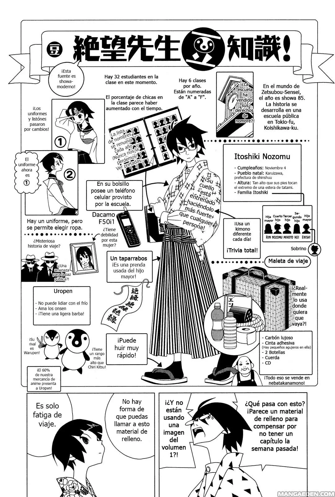 Sayonara Zetsubou Sensei (2005) - Capítulo 210 - Página 5 - LectorTMOo