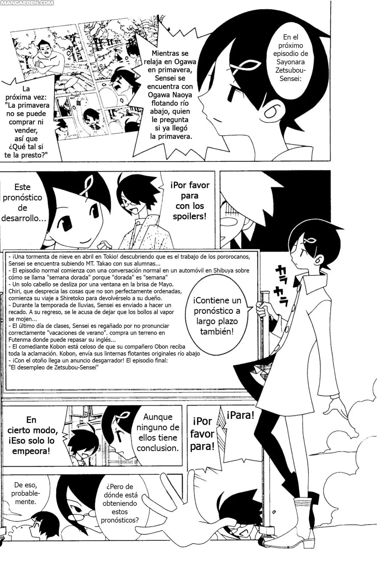 Sayonara Zetsubou Sensei (2005) - Capítulo 217 - Página 7 - LectorTMOo