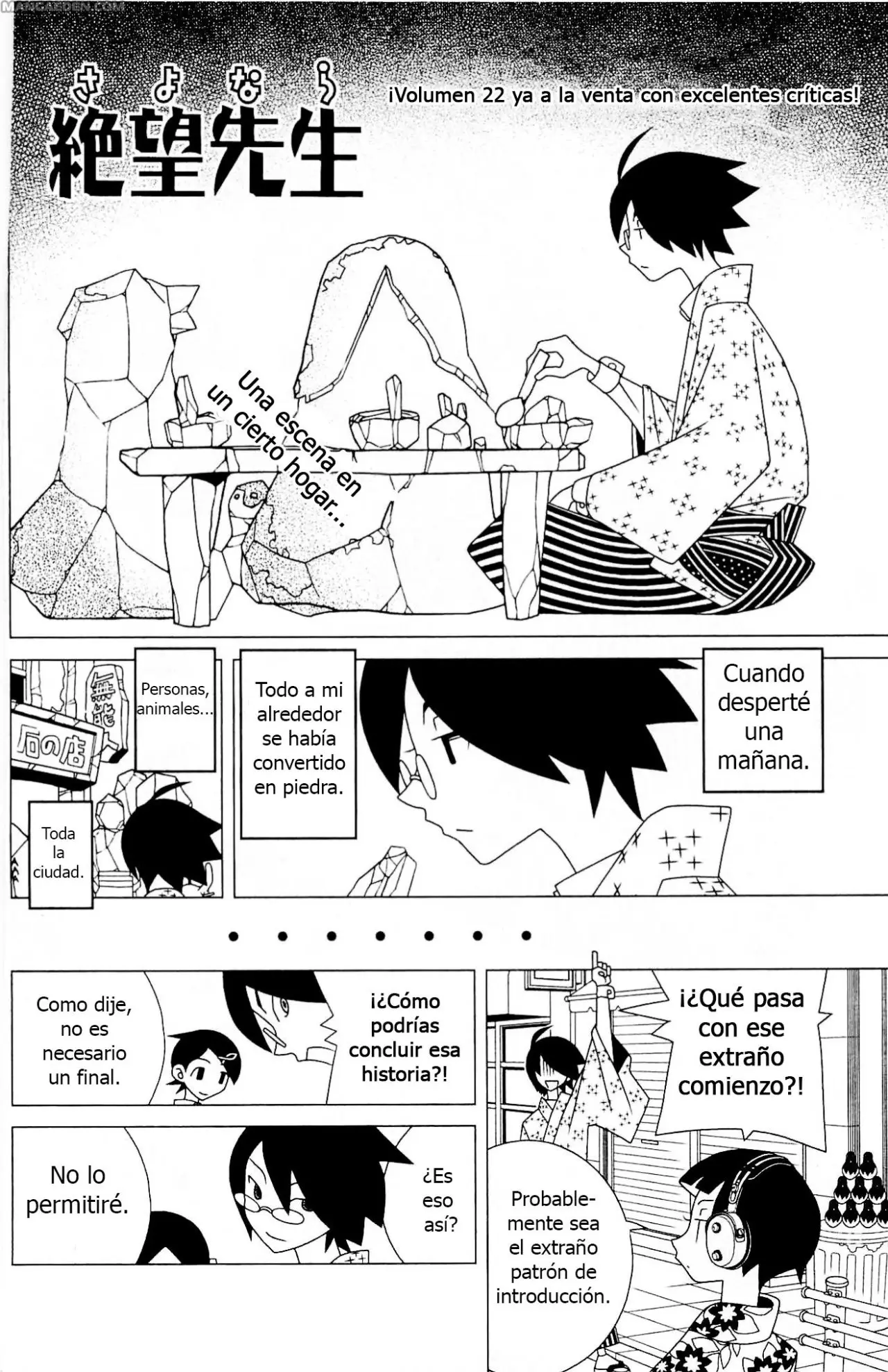Sayonara Zetsubou Sensei (2005) - Capítulo 217 - Página 9 - LectorTMOo