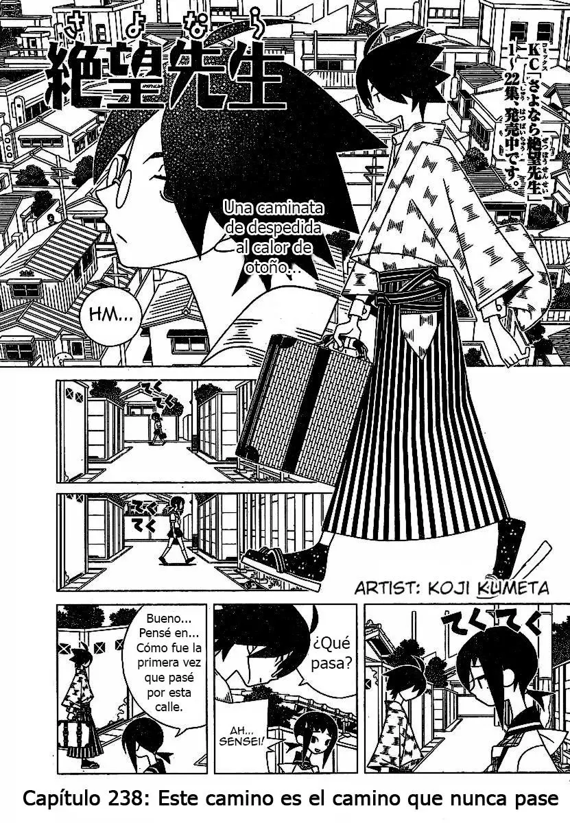 Sayonara Zetsubou Sensei (2005) - Capítulo 238 - Página 1 - LectorTMOo