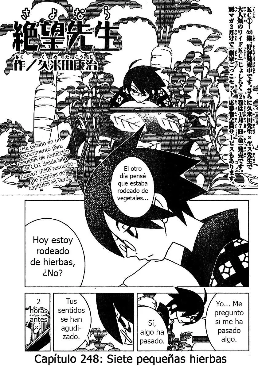Sayonara Zetsubou Sensei (2005) - Capítulo 248 - Página 1 - LectorTMOo