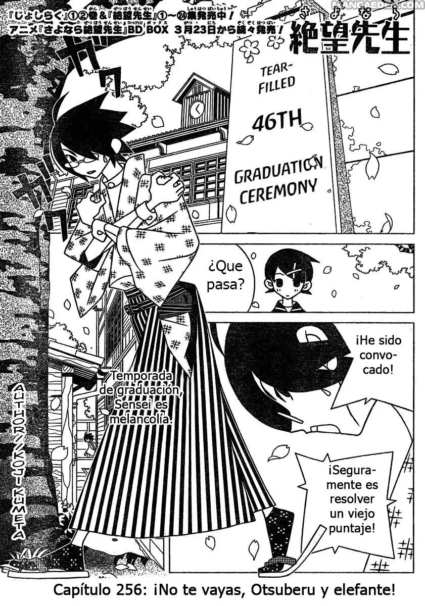 Sayonara Zetsubou Sensei (2005) - Capítulo 256 - Página 1 - LectorTMOo