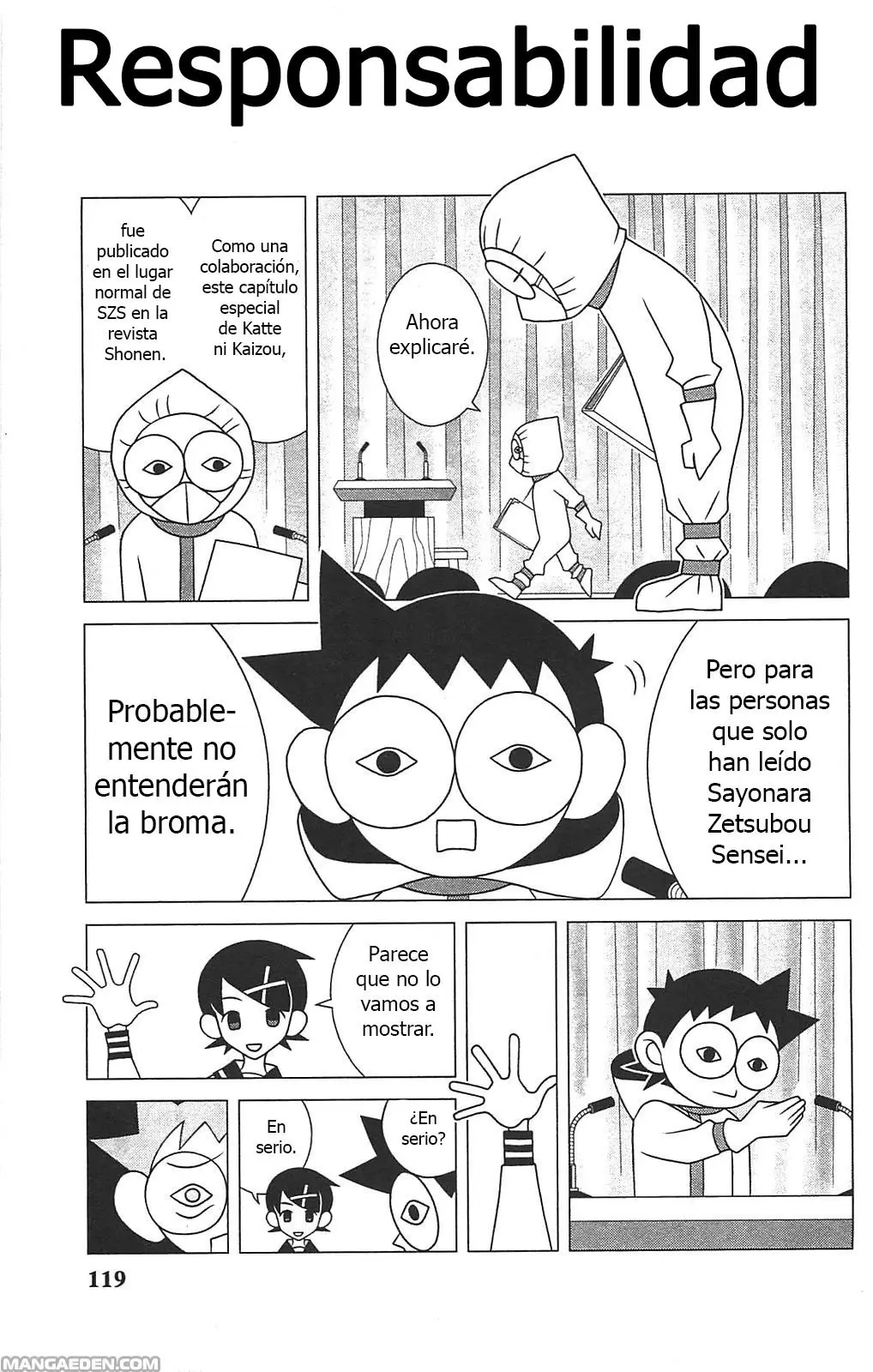 Sayonara Zetsubou Sensei (2005) - Capítulo 259 - Página 2 - LectorTMOo