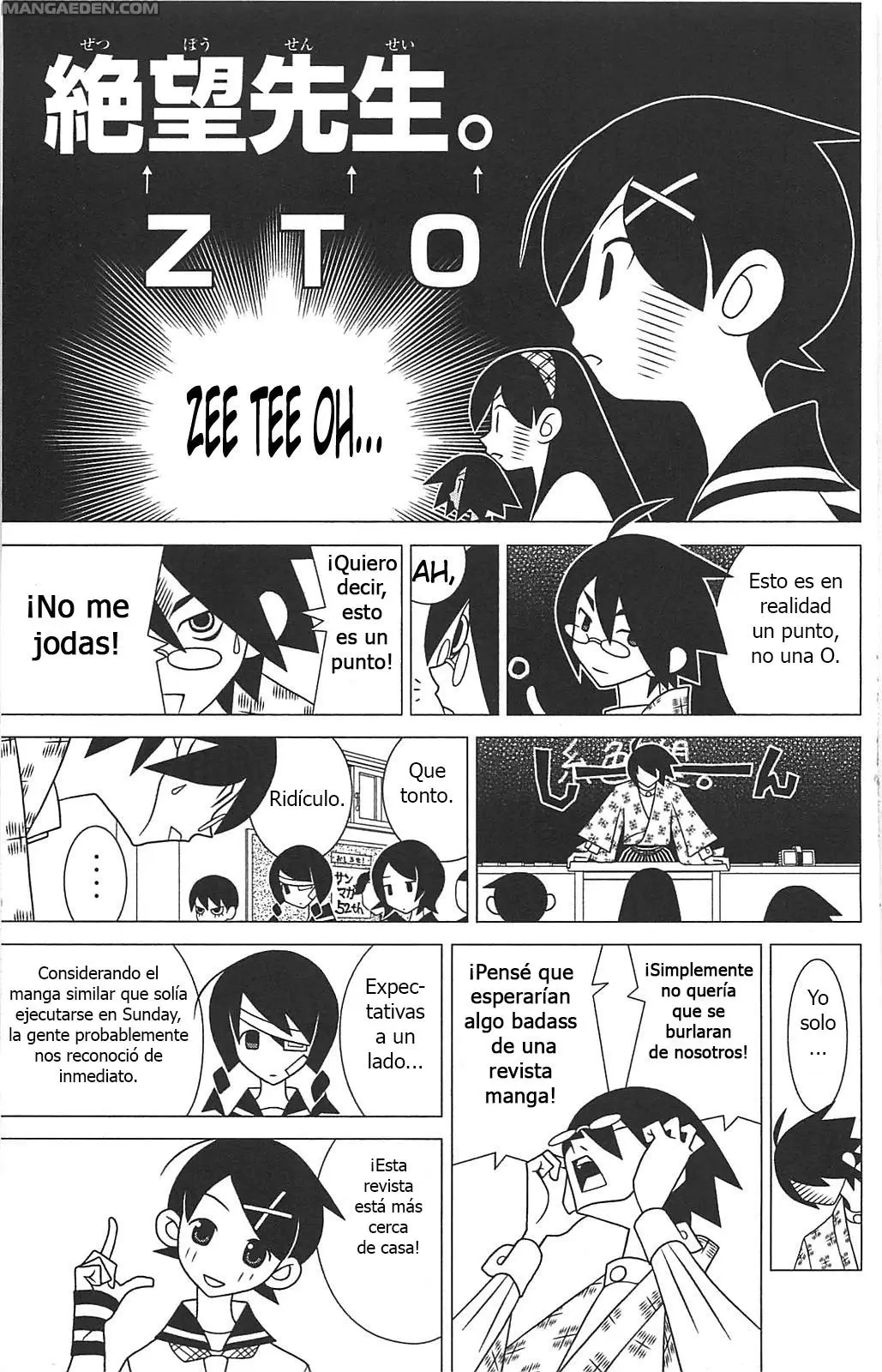 Sayonara Zetsubou Sensei (2005) - Capítulo 259 - Página 6 - LectorTMOo