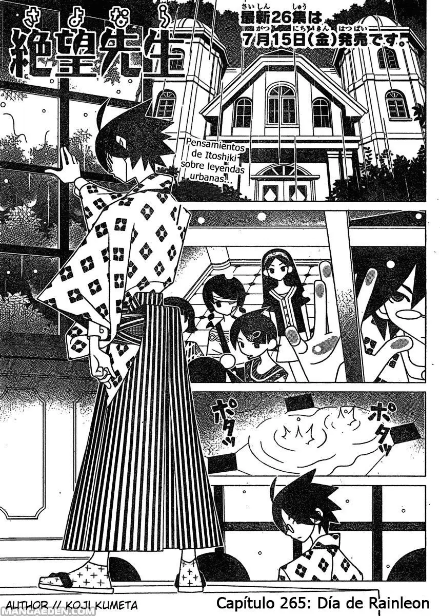 Sayonara Zetsubou Sensei (2005) - Capítulo 265 - Página 1 - LectorTMOo