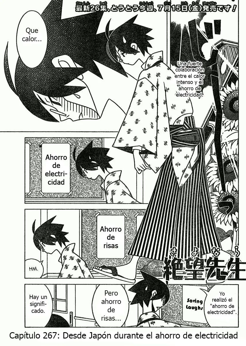 Sayonara Zetsubou Sensei (2005) - Capítulo 267 - Página 1 - LectorTMOo