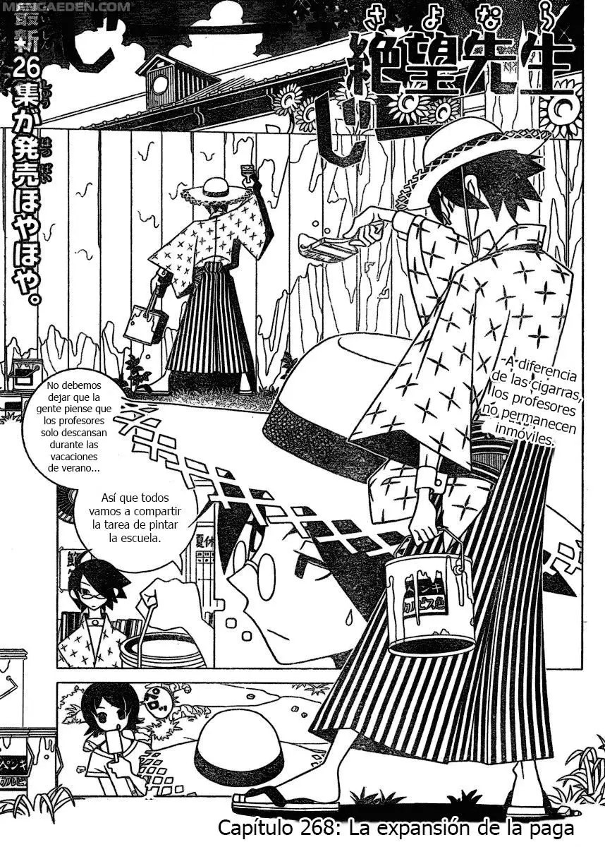 Sayonara Zetsubou Sensei (2005) - Capítulo 268 - Página 1 - LectorTMOo