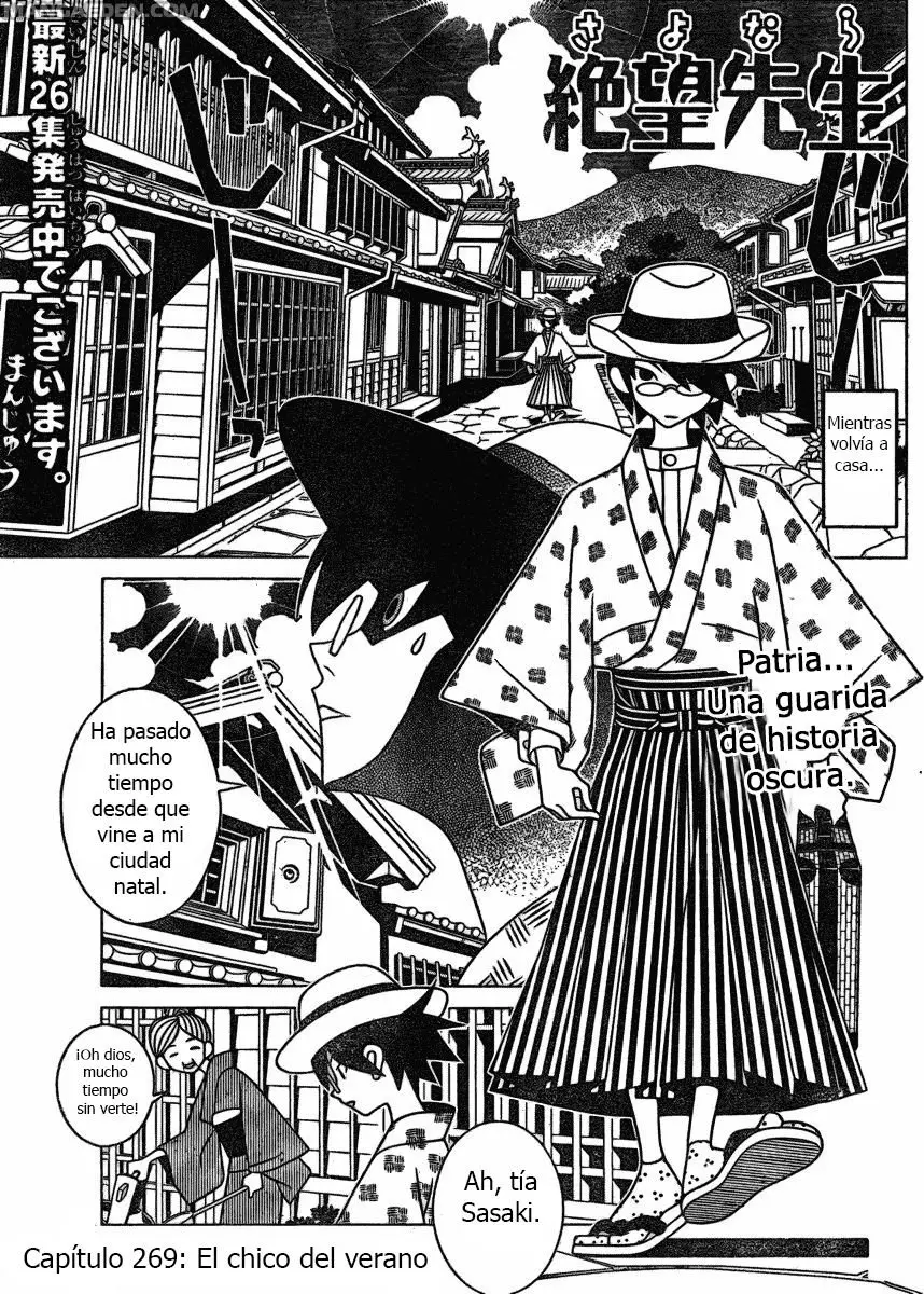 Sayonara Zetsubou Sensei (2005) - Capítulo 269 - Página 1 - LectorTMOo