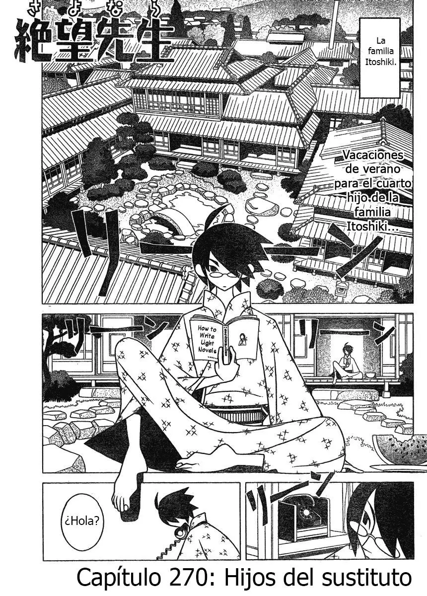 Sayonara Zetsubou Sensei (2005) - Capítulo 270 - Página 1 - LectorTMOo