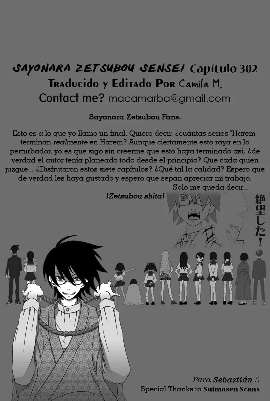 Sayonara Zetsubou Sensei (2005) - Capítulo 301.5 - Página 15 - LectorTMOo