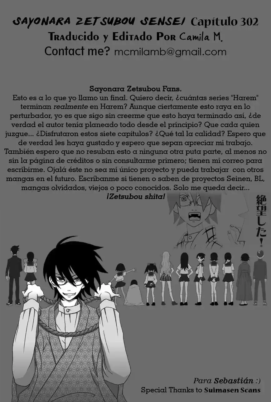 Sayonara Zetsubou Sensei (2005) - Capítulo 302 - Página 15 - LectorTMOo