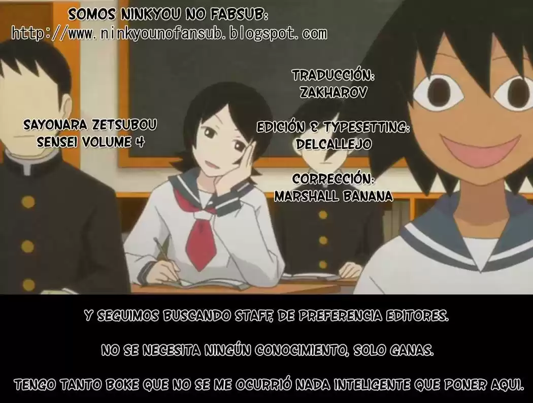 Sayonara Zetsubou Sensei (2005) - Capítulo 34 - Página 15 - LectorTMOo