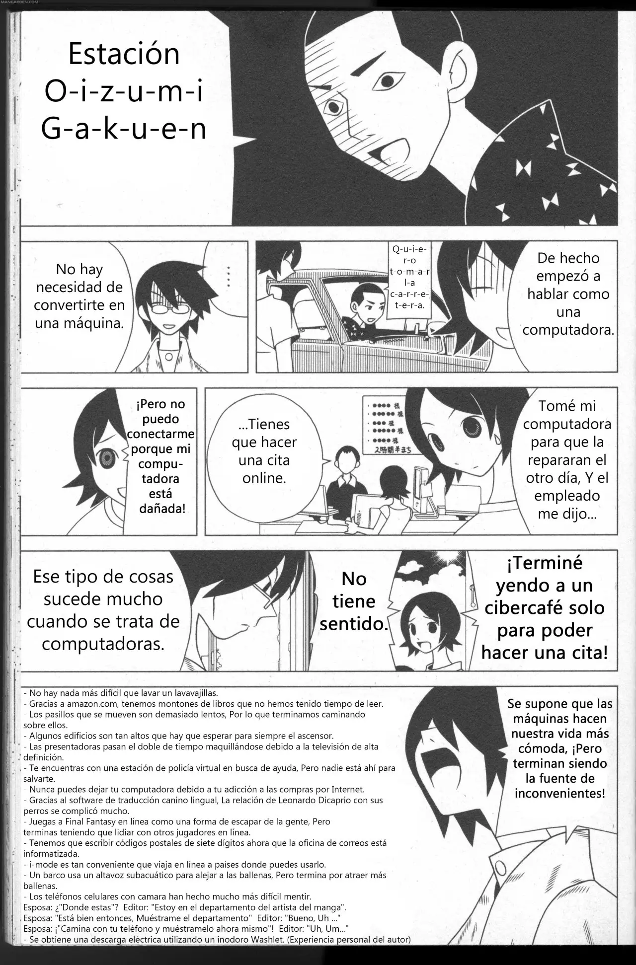 Sayonara Zetsubou Sensei (2005) - Capítulo 62 - Página 6 - LectorTMOo
