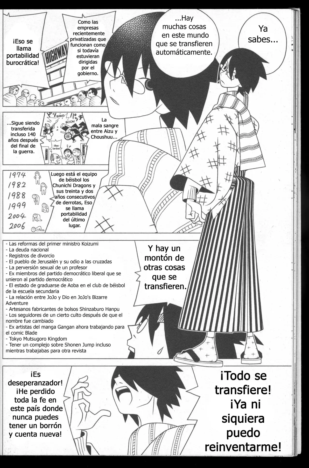 Sayonara Zetsubou Sensei (2005) - Capítulo 72 - Página 7 - LectorTMOo