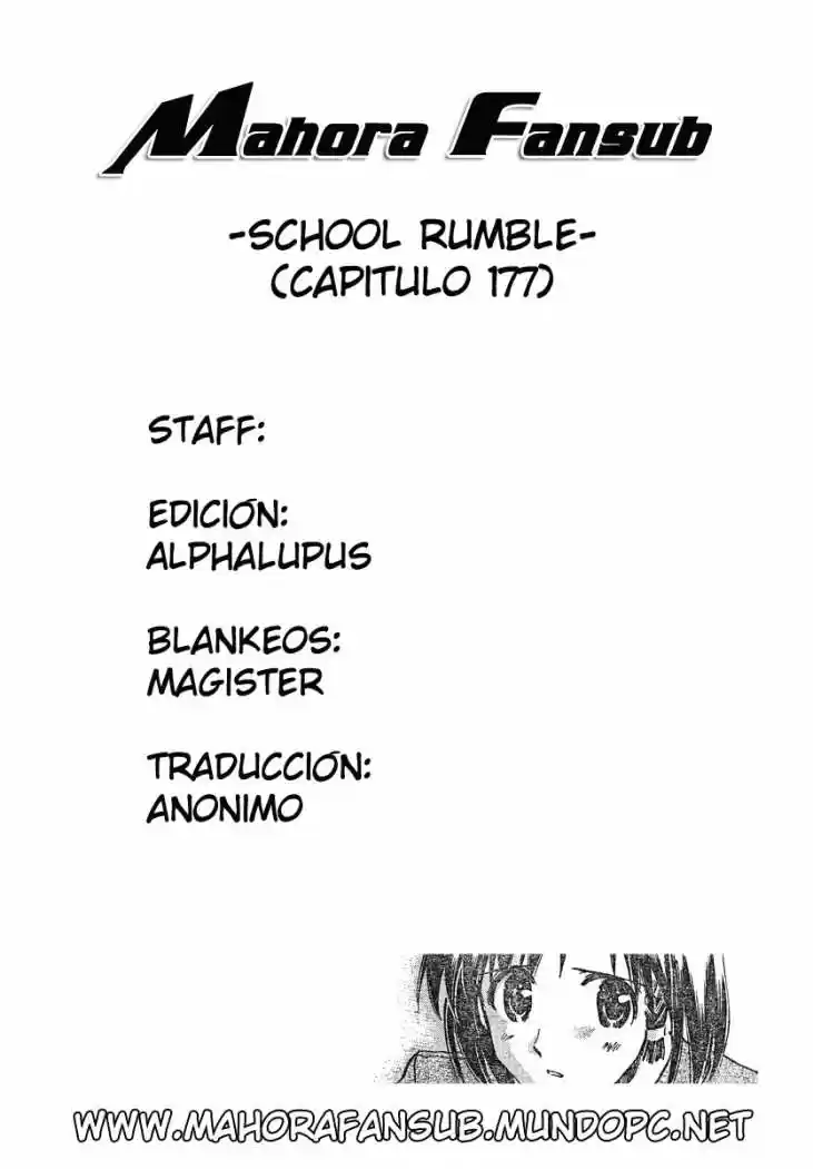 School Rumble (2002) - Capítulo 177 - Página 10 - LectorTMOo