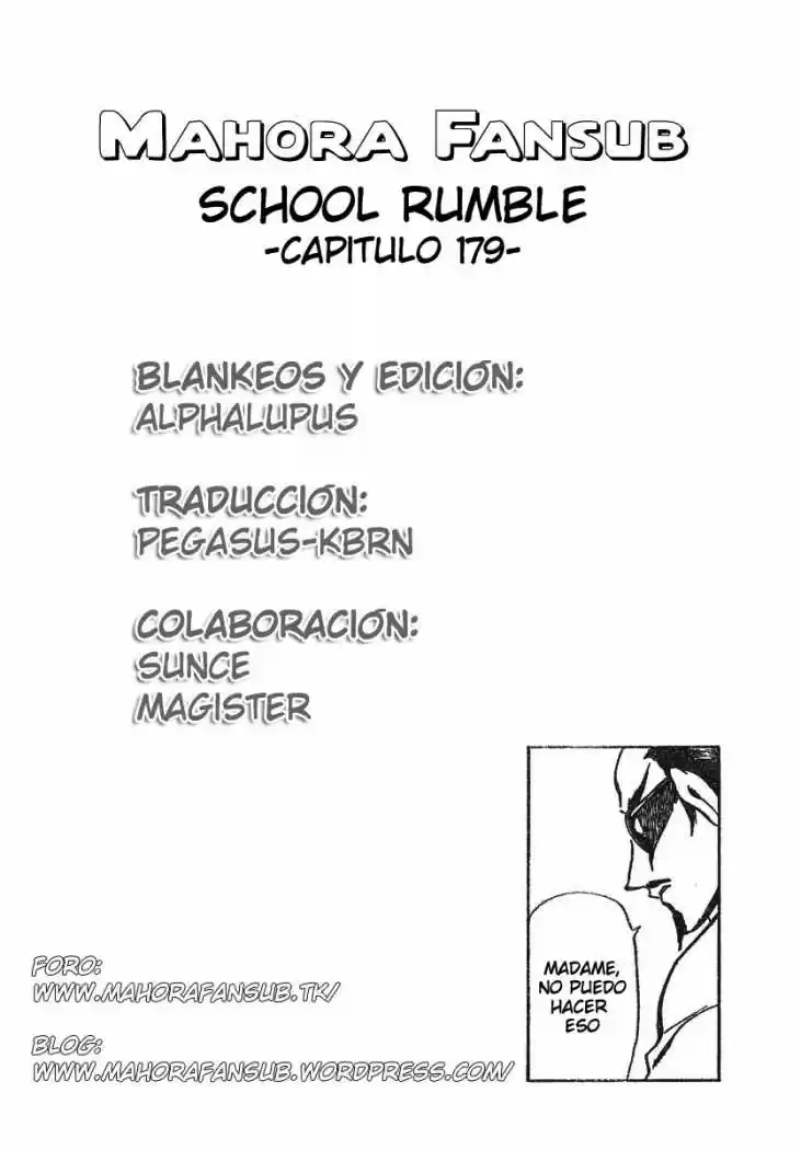 School Rumble (2002) - Capítulo 179 - Página 10 - LectorTMOo
