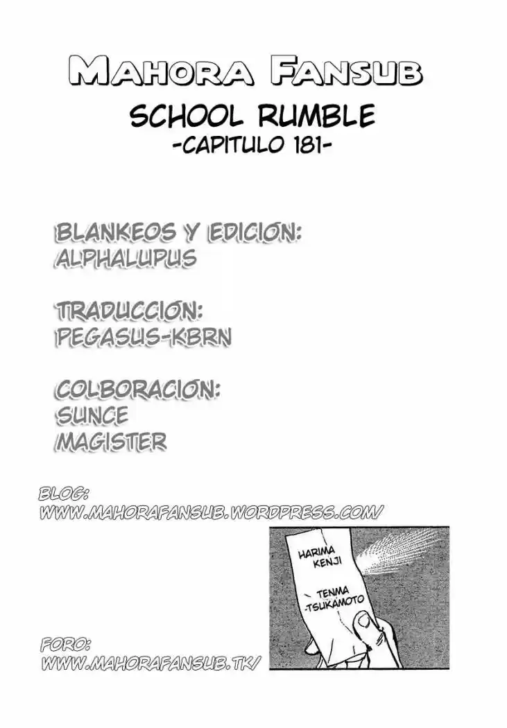 School Rumble (2002) - Capítulo 181 - Página 10 - LectorTMOo