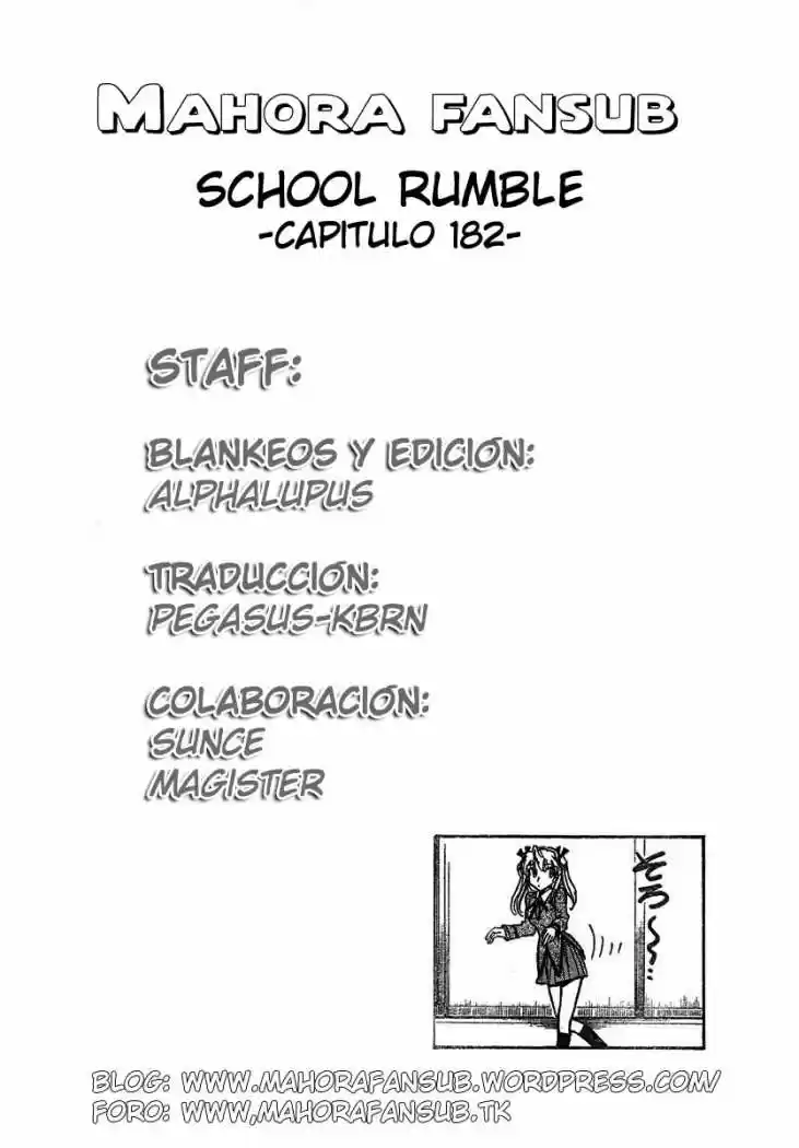 School Rumble (2002) - Capítulo 182 - Página 10 - LectorTMOo