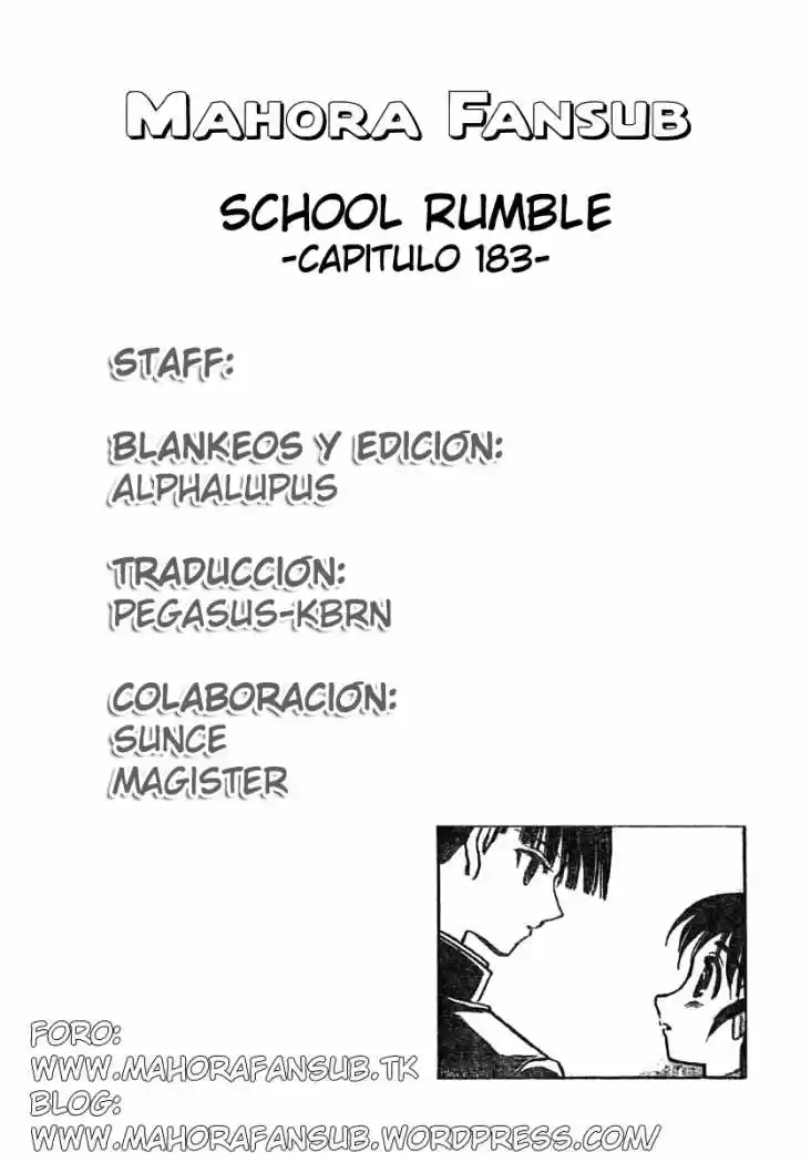 School Rumble (2002) - Capítulo 183 - Página 10 - LectorTMOo