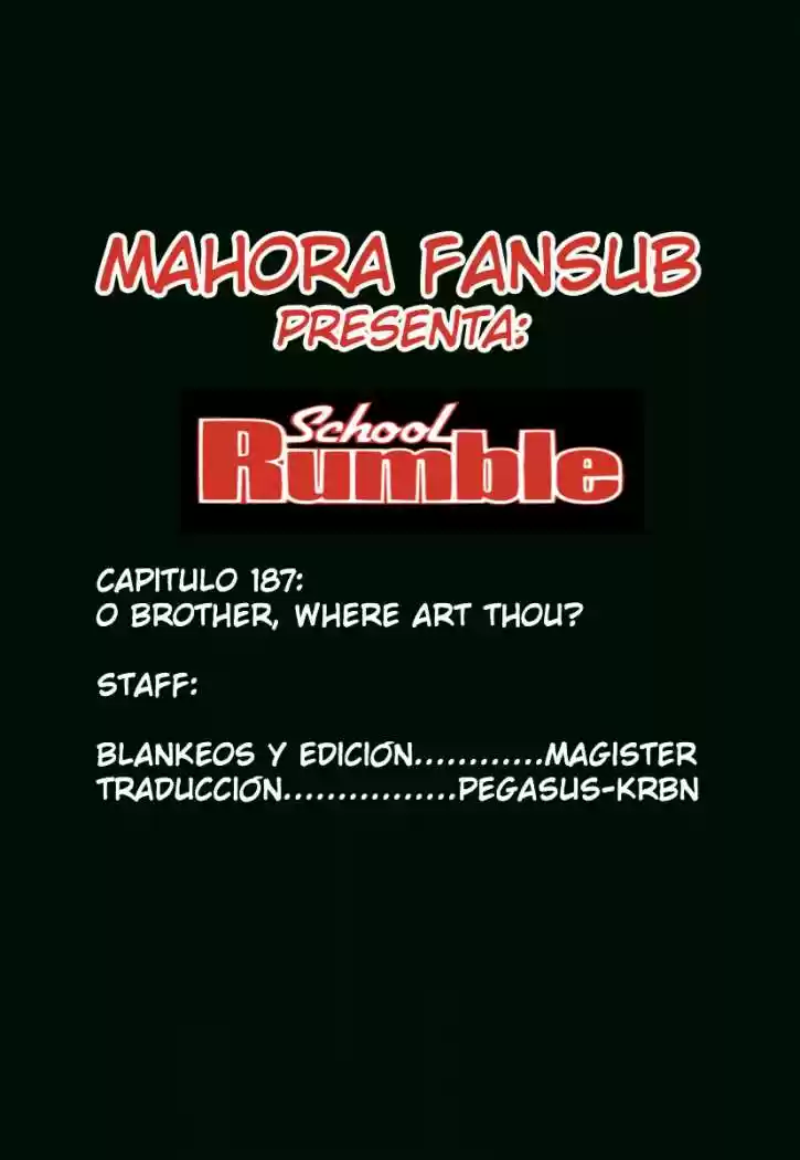School Rumble (2002) - Capítulo 187 - Página 16 - LectorTMOo