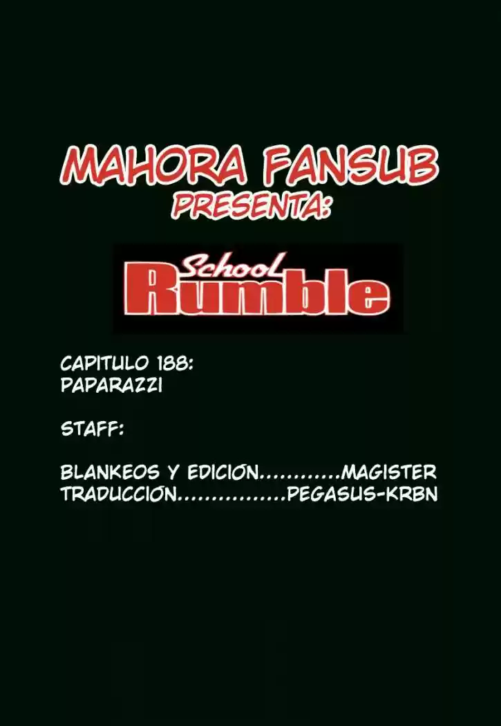 School Rumble (2002) - Capítulo 188 - Página 11 - LectorTMOo