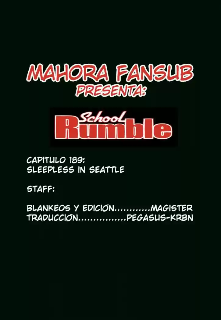 School Rumble (2002) - Capítulo 189 - Página 12 - LectorTMOo