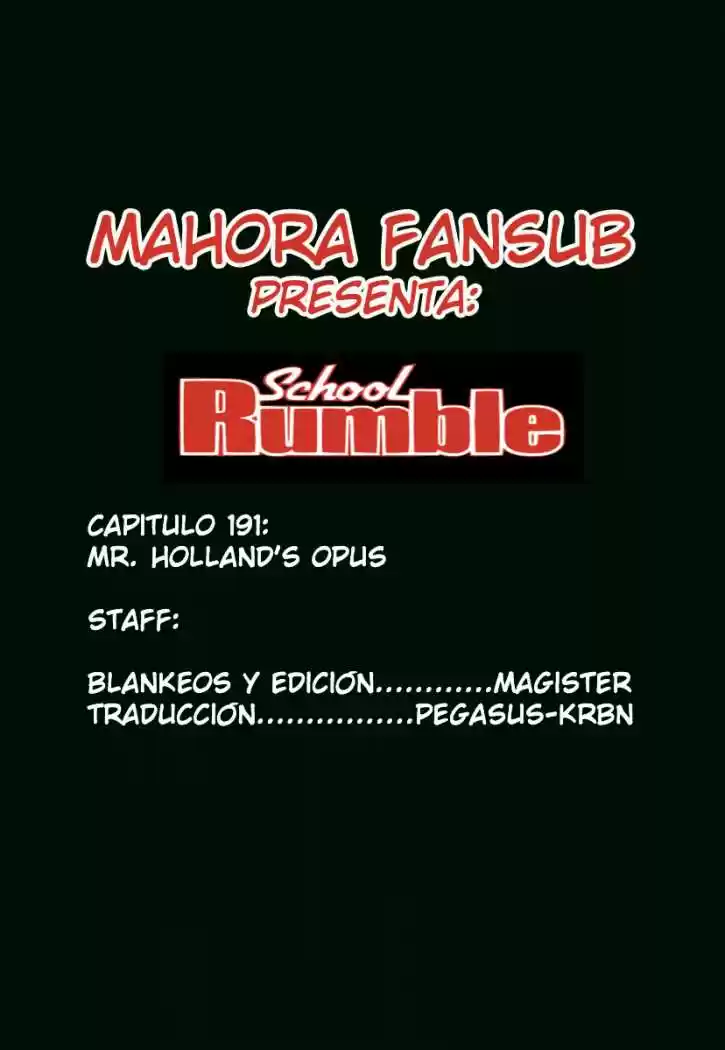 School Rumble (2002) - Capítulo 191 - Página 11 - LectorTMOo