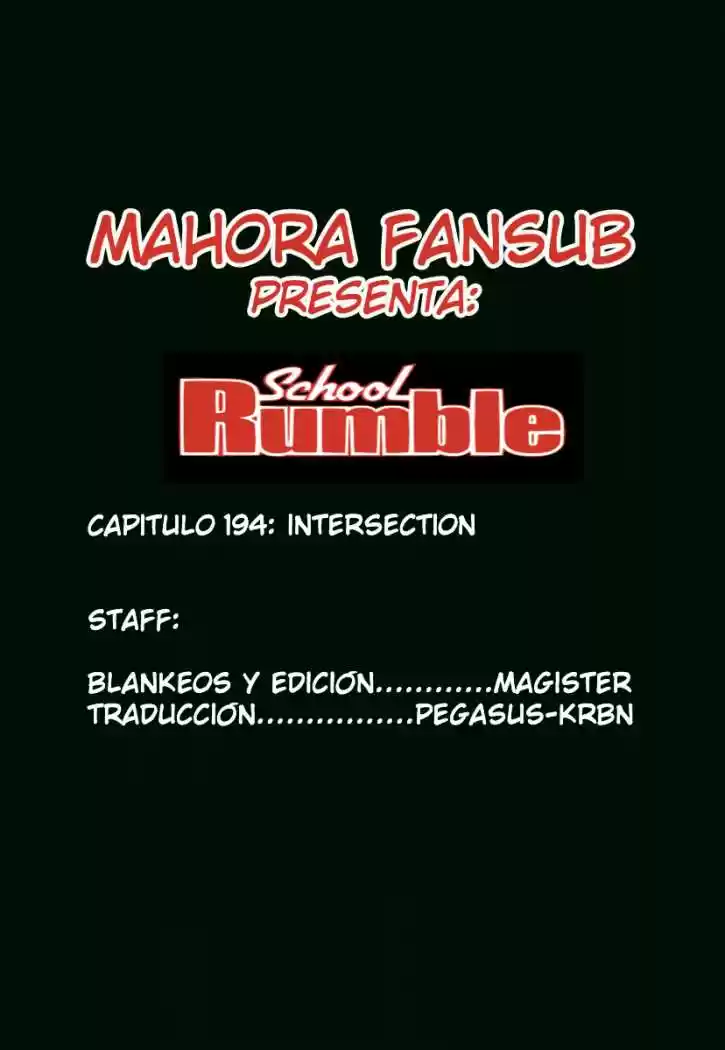 School Rumble (2002) - Capítulo 194 - Página 11 - LectorTMOo