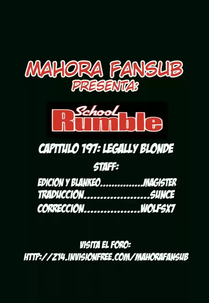 School Rumble (2002) - Capítulo 197 - Página 11 - LectorTMOo