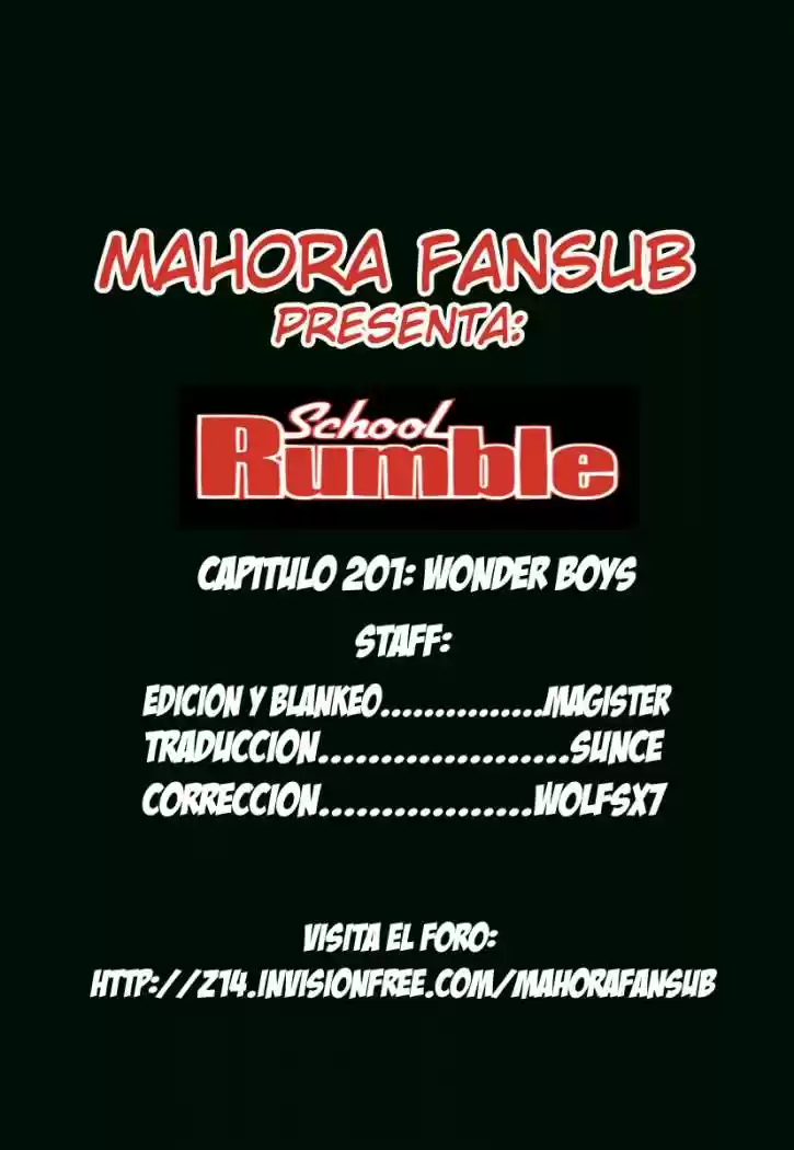 School Rumble (2002) - Capítulo 201 - Página 11 - LectorTMOo