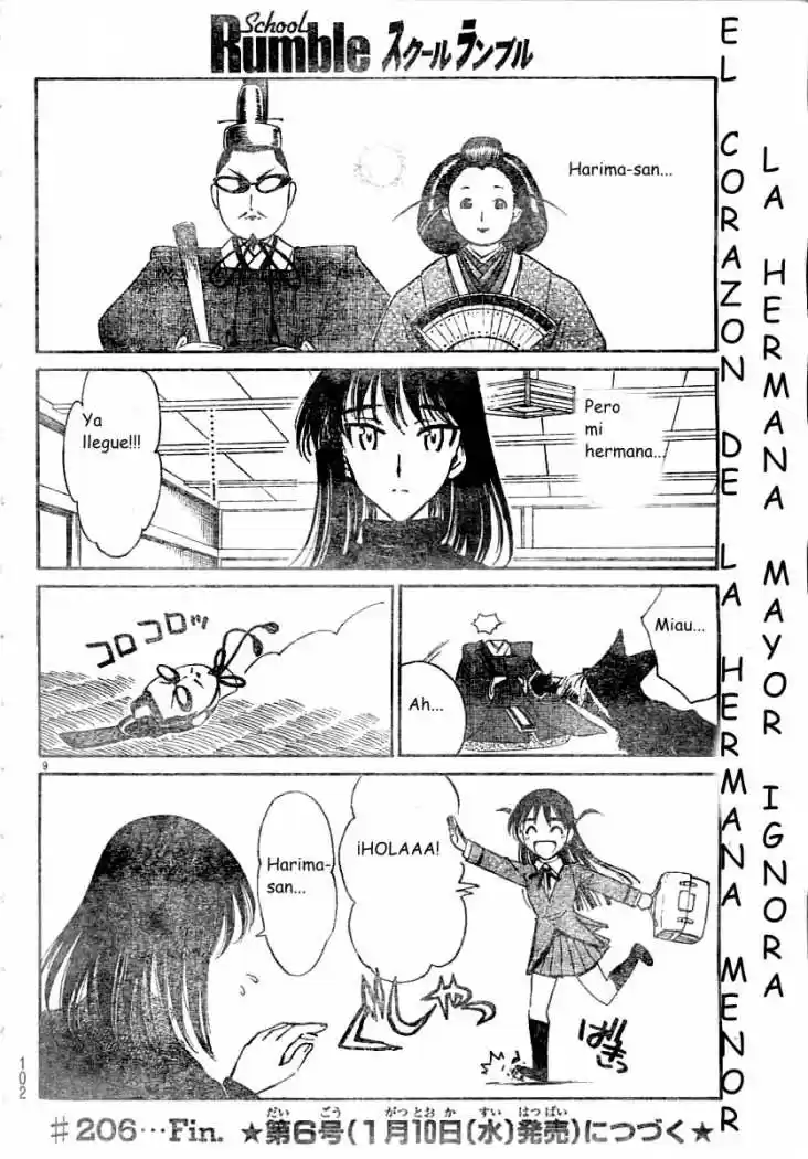 School Rumble (2002) - Capítulo 206 - Página 9 - LectorTMOo