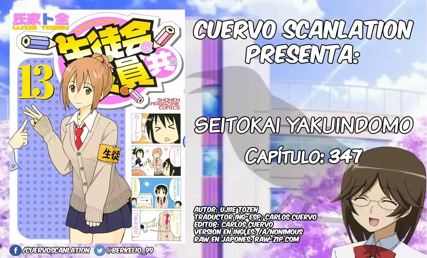 Seitokai Yakuindomo (2007) - Capítulo 347 - Página 1 - LectorTMOo