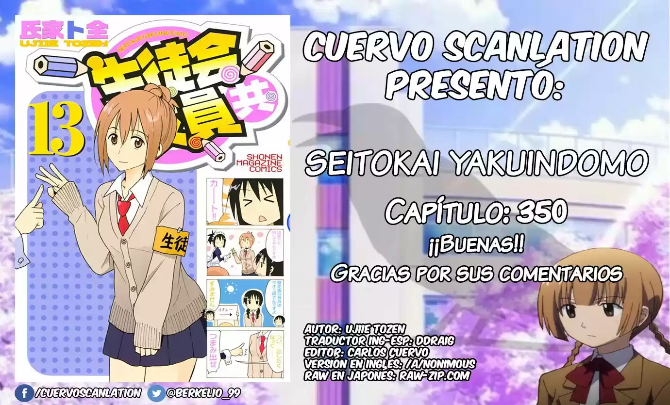 Seitokai Yakuindomo (2007) - Capítulo 350 - Página 6 - LectorTMOo