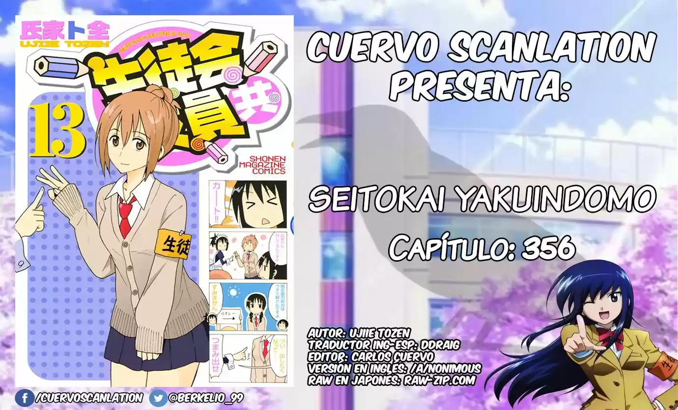 Seitokai Yakuindomo (2007) - Capítulo 356 - Página 1 - LectorTMOo