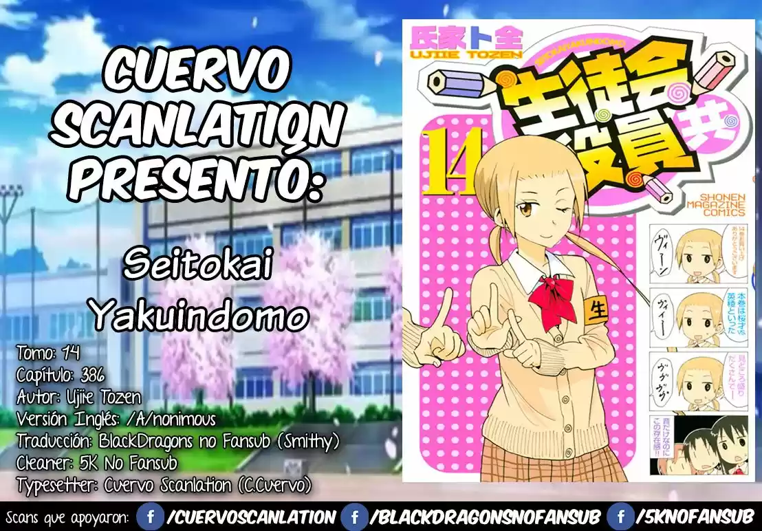 Seitokai Yakuindomo (2007) - Capítulo 386 - Página 6 - LectorTMOo