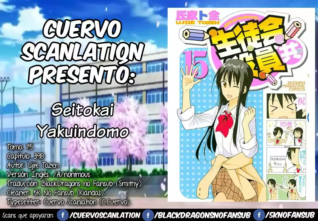 Seitokai Yakuindomo (2007) - Capítulo 398 - Página 6 - LectorTMOo