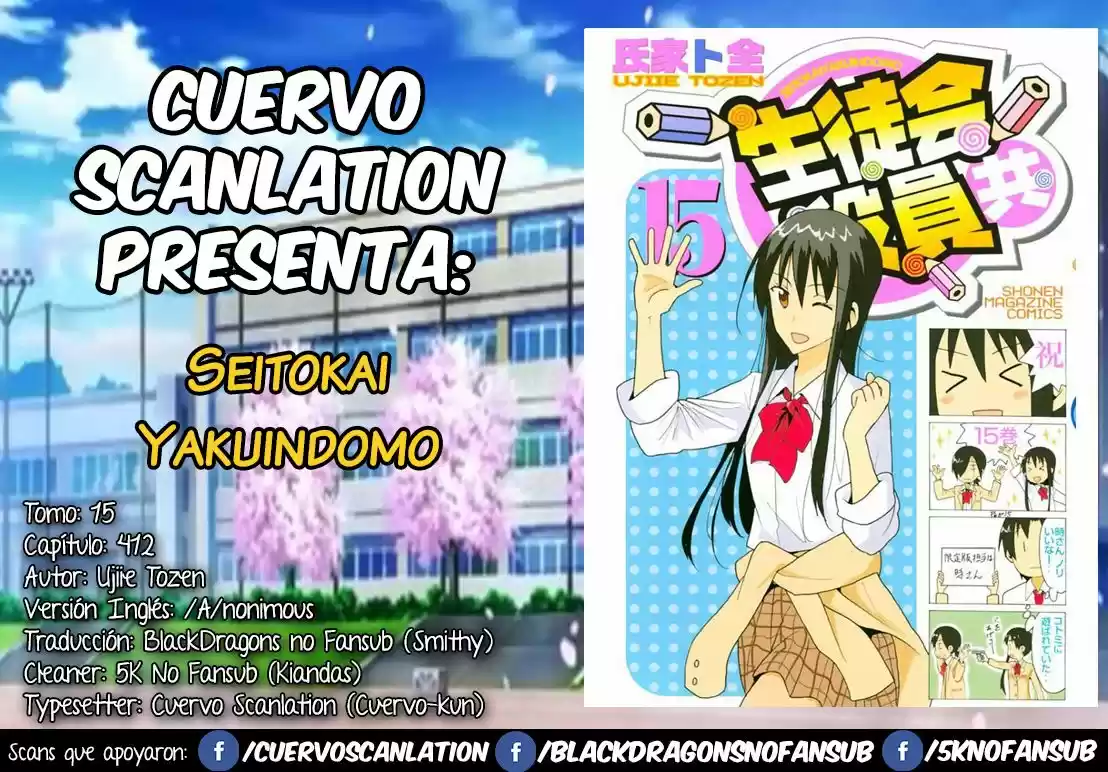 Seitokai Yakuindomo (2007) - Capítulo 412 - Página 7 - LectorTMOo