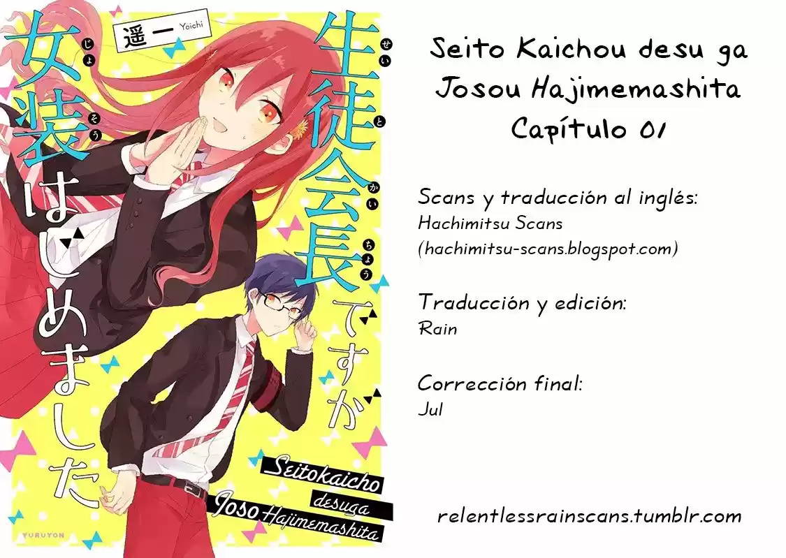 Seitokaichou desu ga Josou Hajimemashita - Capítulo 1 - Página 10 - LectorTMOo