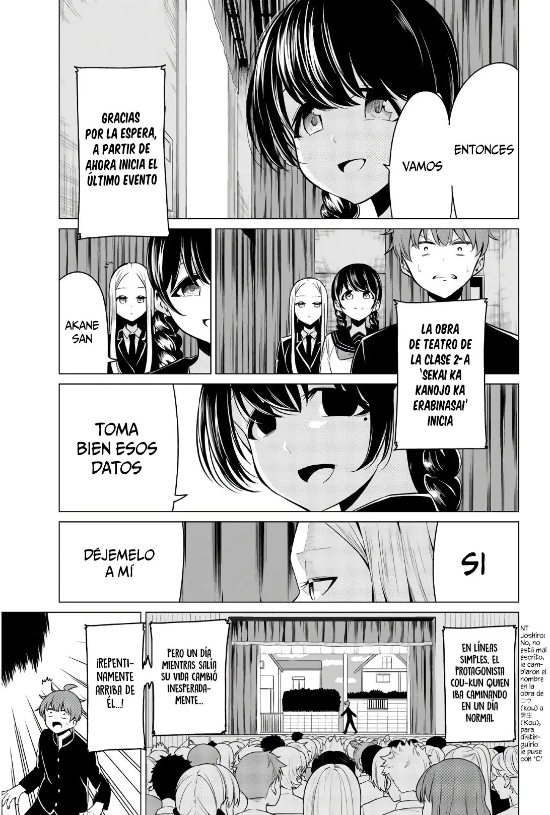 Sekai ka Kanojo ka Erabenai (2017) - Capítulo 27 - Página 28 - LectorTMOo