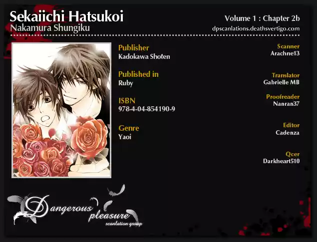 Sekaiichi Hatsukoi 一Onodera Ritsu no baai一 (2006) - Capítulo 2.2 - Página 3 - LectorTMOo