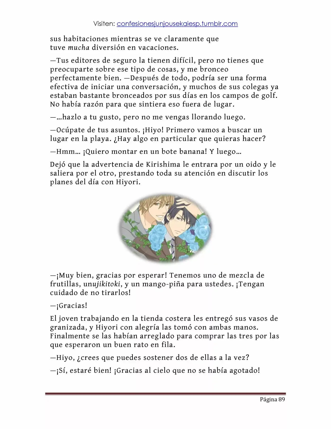 Sekaiichi Hatsukoi: Yokozawa Takafumi no Baai (Novela) (2011) - Capítulo 12 - Página 17 - LectorTMOo